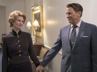 Cynthia Nixon and Tim Matheson as the Reagans in Killing Reagan (Photo: National Geographic Channel)